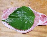 お弁当に！簡単；豚肉の大葉、いんげん巻き作り方3写真