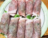 お弁当に！簡単；豚肉の大葉、いんげん巻き作り方5写真