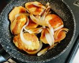 焼き鳥のタレで●鶏ひき肉もみもみつくね丼作り方6写真