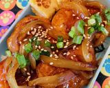 焼き鳥のタレで●鶏ひき肉もみもみつくね丼作り方7写真