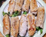 お弁当に！簡単；豚肉の大葉、いんげん巻き作り方7写真