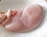 レンジ4分★蒸し鶏★胸肉★茗荷☆作り置き作り方1写真