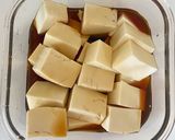 常備菜にも☆水切不要お豆腐のめんつゆ漬け作り方2写真