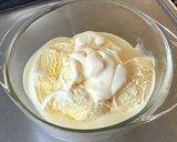 レンジで簡単・バニラアイスの玉子プリン作り方4写真