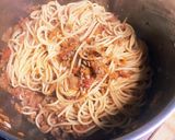 トマト缶で基本のおうちミートソースパスタ作り方9写真