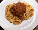 トマト缶で基本のおうちミートソースパスタ作り方10写真