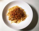 トマト缶で基本のおうちミートソースパスタ作り方12写真