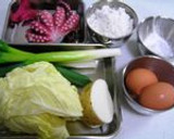 たこ焼き　タコ玉？（たこ焼き器いらず～）作り方1写真