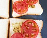 ツナとチーズとトマトのサンドイッチ作り方4写真