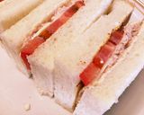 ツナとチーズとトマトのサンドイッチ作り方6写真