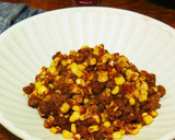とうもろこしとひき肉のスパイシー炒め作り方7写真