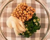 副菜、おつまみに　オクラ納豆イカそうめん作り方3写真