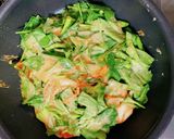 空芯菜のキムチーズ焼き作り方3写真