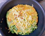 空芯菜のキムチーズ焼き作り方5写真