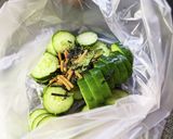 10分で！お茶漬けの素で梅きゅうり浅漬け作り方2写真