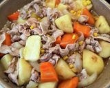 コーン入り◎塩バター肉じゃが作り方6写真