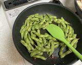 ＊チューブでできる＊枝豆ペペロンチーノ＊作り方4写真