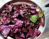 基本の赤じそ塩漬け(保存可)作り方1写真