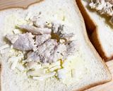 今朝の4w1hサンド「ゆで鶏×タルタル」作り方3写真
