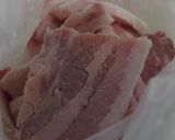 ししとうと豚ばら肉のオイスターソース炒め作り方1写真