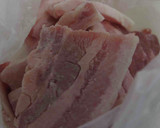 ししとうと豚ばら肉のオイスターソース炒め作り方1写真