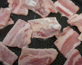 ししとうと豚ばら肉のオイスターソース炒め作り方4写真