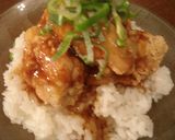 鶏の唐揚げ　黒酢あんかけ丼♪作り方5写真