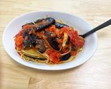 ナスとトマトのスパゲティ作り方12写真
