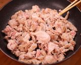 豚肉となすのピリ辛とろとろ生姜焼き✨作り方3写真
