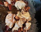 チタケの鶏皮炒め作り方2写真