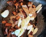 チタケの鶏皮炒め作り方3写真