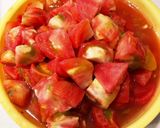 材料4つ♪手作りトマトソース作り方1写真