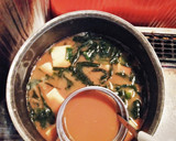簡単☆豆腐とわかめの味噌汁作り方3写真