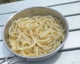 つゆなしのチーズ茶漬けうどん作り方3写真