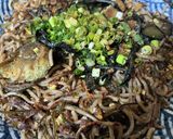 刻み昆布の煮物焼き蕎麦作り方7写真