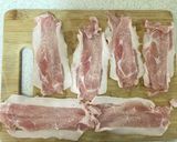 浅漬け胡瓜とクリチー豚肉巻きおかか醤油作り方2写真