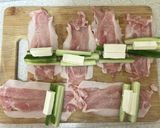 浅漬け胡瓜とクリチー豚肉巻きおかか醤油作り方3写真