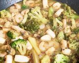 余った野菜でペスカトーレ・ビアンコ作り方4写真
