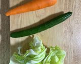 なんちゃて北京ダック風野菜包み作り方1写真