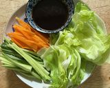 なんちゃて北京ダック風野菜包み作り方2写真