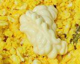 朝ご飯にしっとりヘルシー褒められ卵サンド作り方2写真