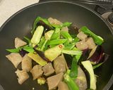 夏野菜とこんにゃくのあまピリ炒め作り方3写真