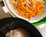 切りゴボウde簡単鶏炊き込みご飯作り方1写真