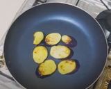 焼きナスの生姜醤油パスタ作り方3写真