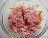 レンジで簡単！豚ひき肉のもやし煮作り方2写真