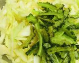 ゴーヤー入り●米粉の豚玉海苔のお好み焼き作り方1写真