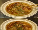 美味ドレと八味で塩ラーメン作り方2写真