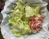カニカマレタスチャーハン作り方1写真