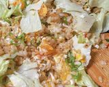 レタスと小ネギのパパッと炒飯♪作り方4写真