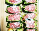 玉ねぎなしのピーマンの肉詰め作り方4写真